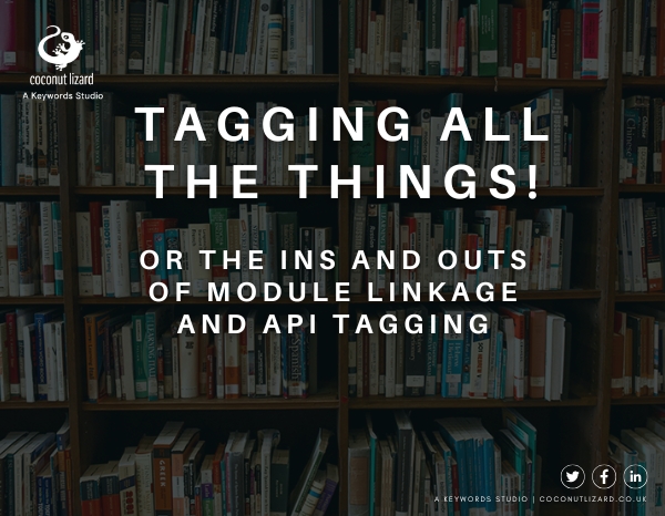 TAGGING ALL THE THINGS!